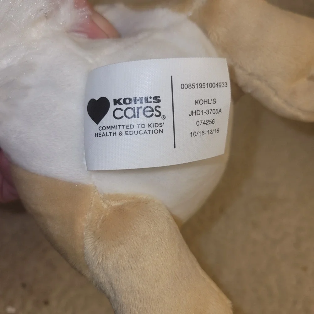 Kohls Cares‎ The Happy Little Rabbit Bunny Stuffed Animal Plush 9